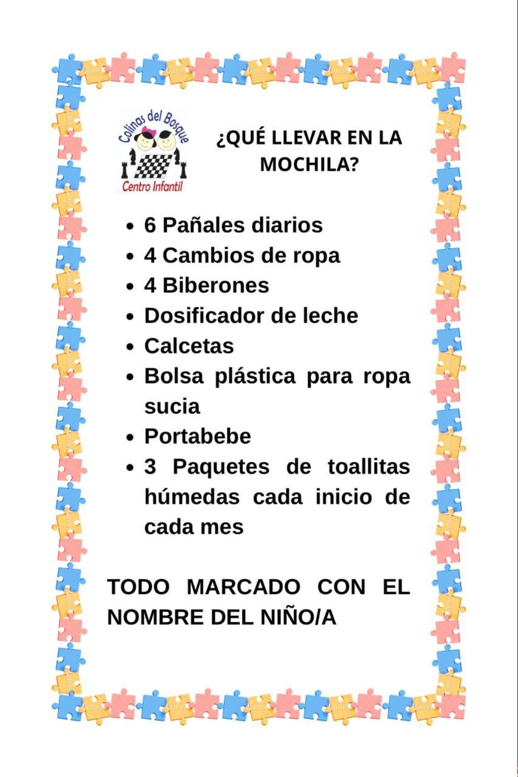 Qué llevar en la mochila